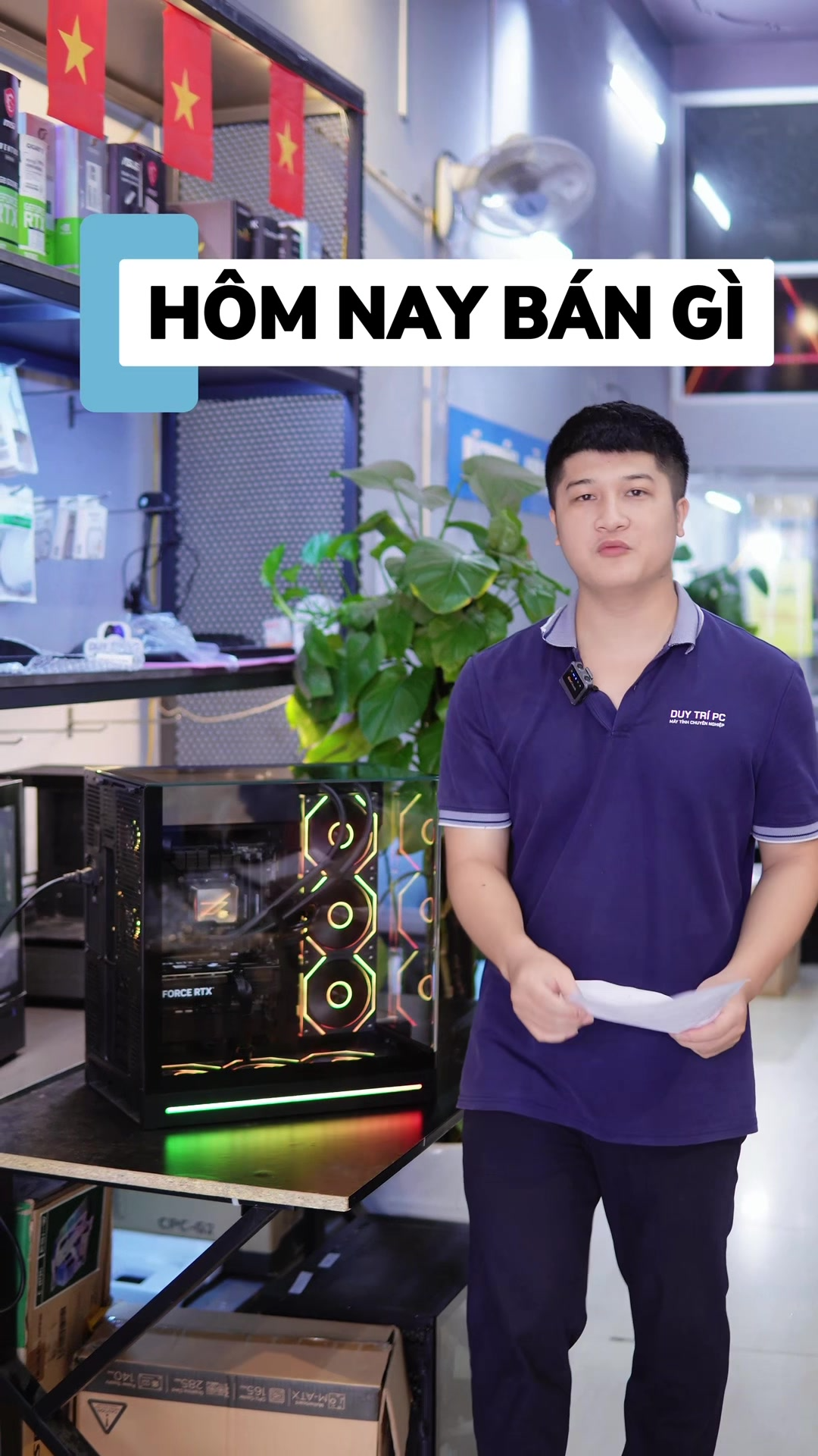 Cấu Hình PC Bể Cá RTX 4060 Ti Core i5 14600K Đẹp Đỉnh Cao Tại Duy Trí PC